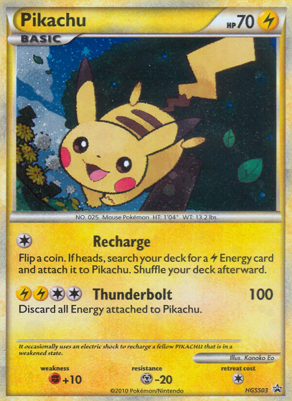 Pikachu · HGSS Promos · #HGSS03