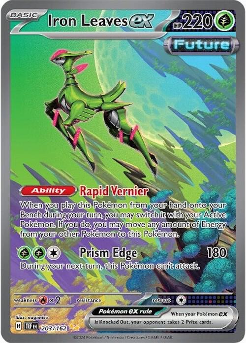 Pokemon Scarlet and Violet - Temporal Forces Iron Leaves 203/162