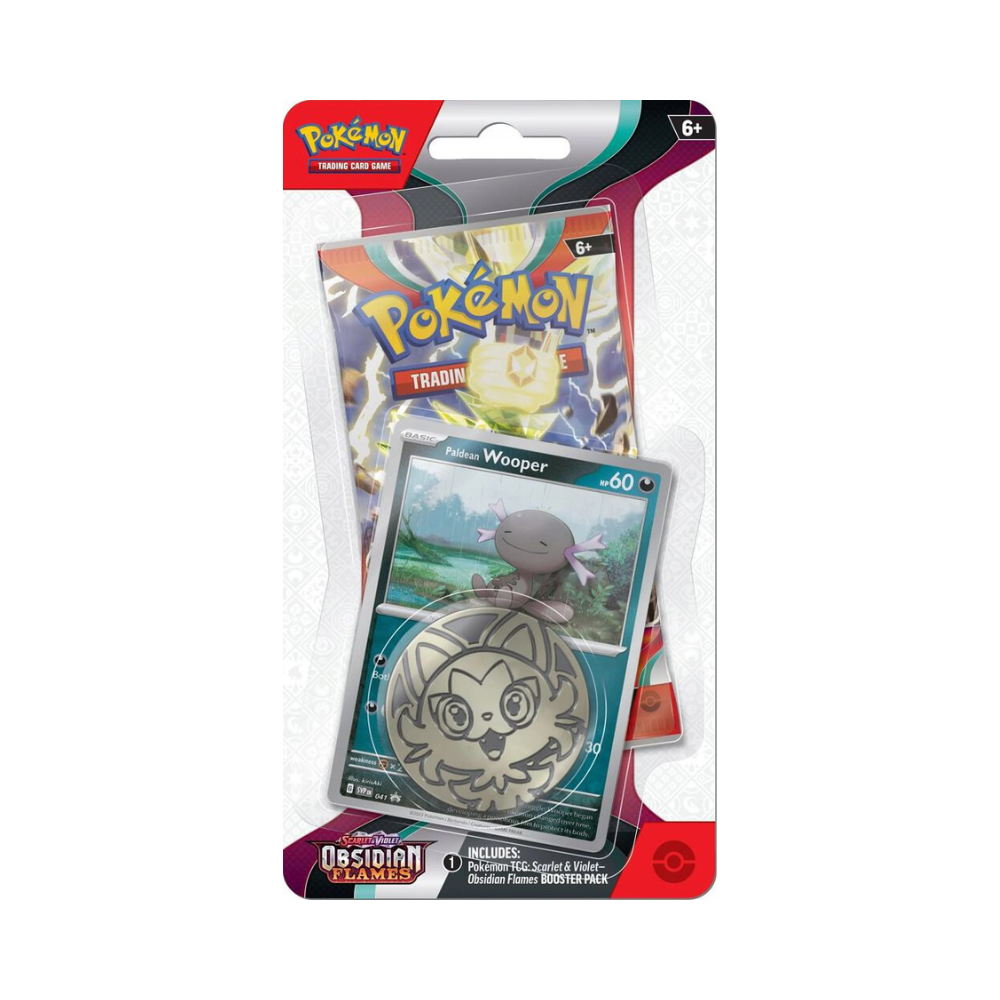 Obsidian Flames Single Pack Blister [Paldean Wooper] - SV03: Obsidian Flames (OBF)