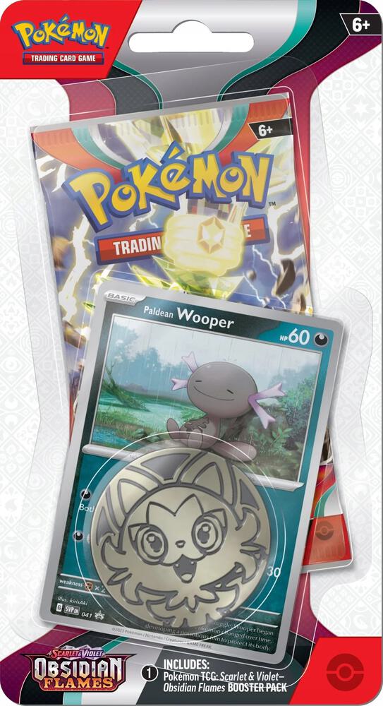 Obsidian Flames Single Pack Blister [Paldean Wooper] - SV03: Obsidian Flames (OBF)