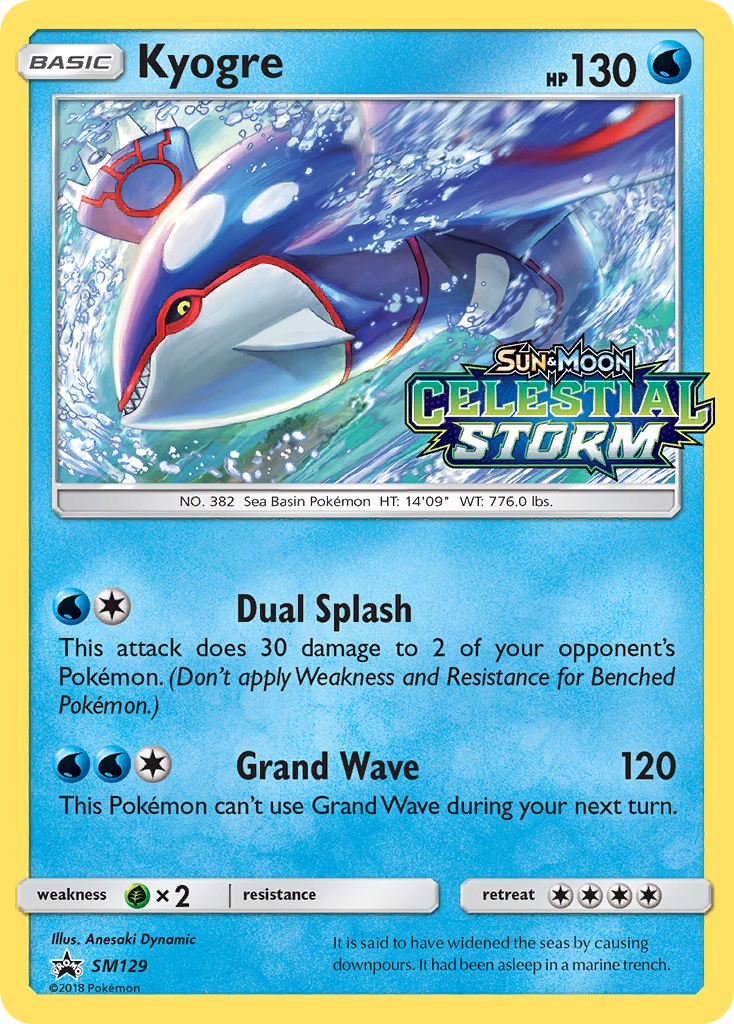 Pokémon — Kyogre — Sun & Moon Promos (Promo)