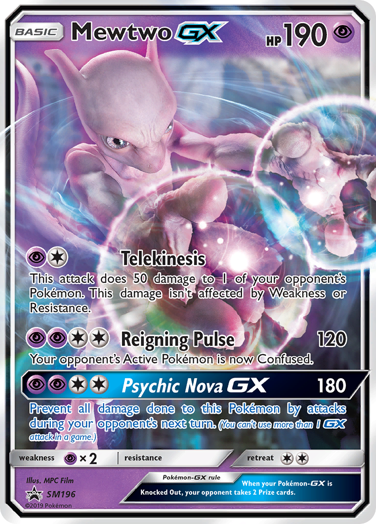 Pokémon — Mewtwo-GX — Sun & Moon Promos (Promo)