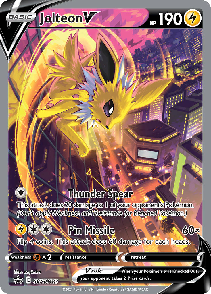 Jolteon V · Sword & Shield Promo · #SWSH183