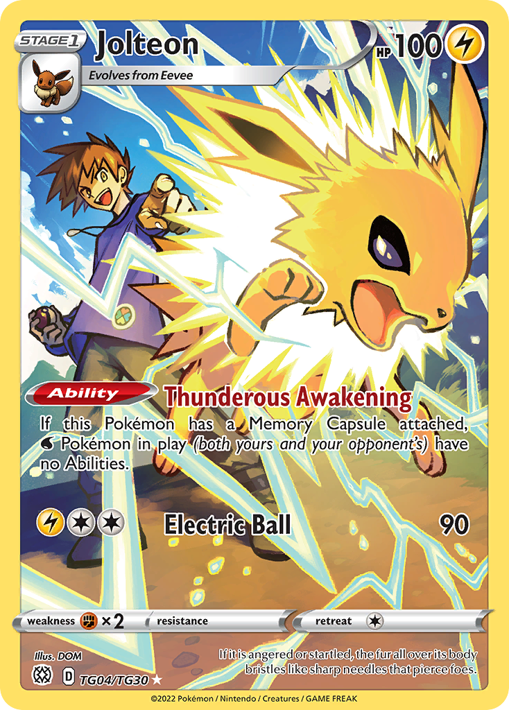 Jolteon · Brilliant Stars Trainer Gallery · #TG04/TG30