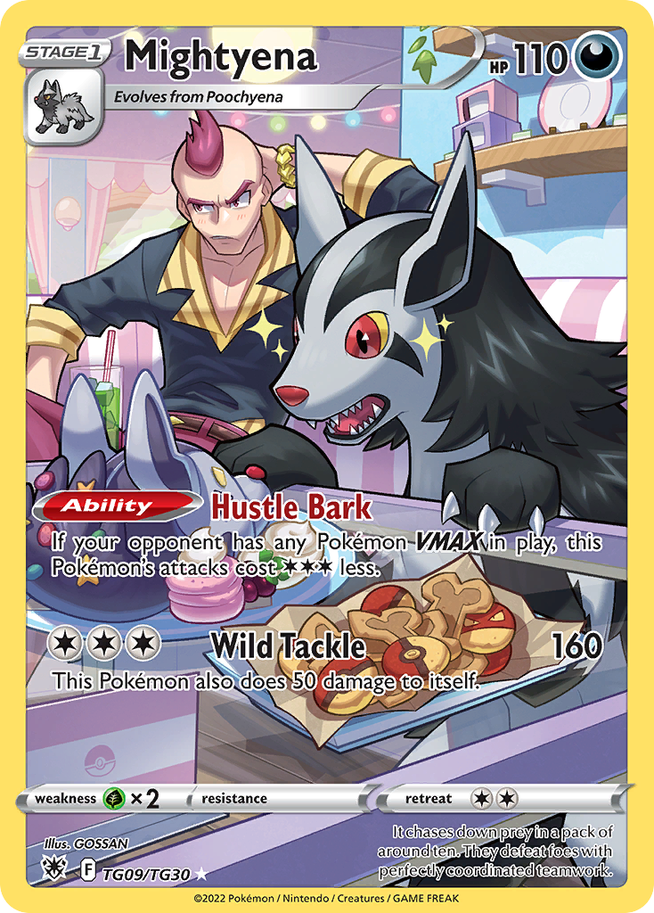 Mightyena · Astral Radiance Trainer Gallery · #TG09/TG30