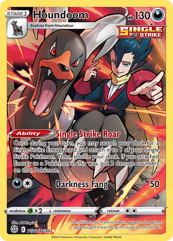 Houndoom · Brilliant Stars Trainer Gallery · #TG10/TG30