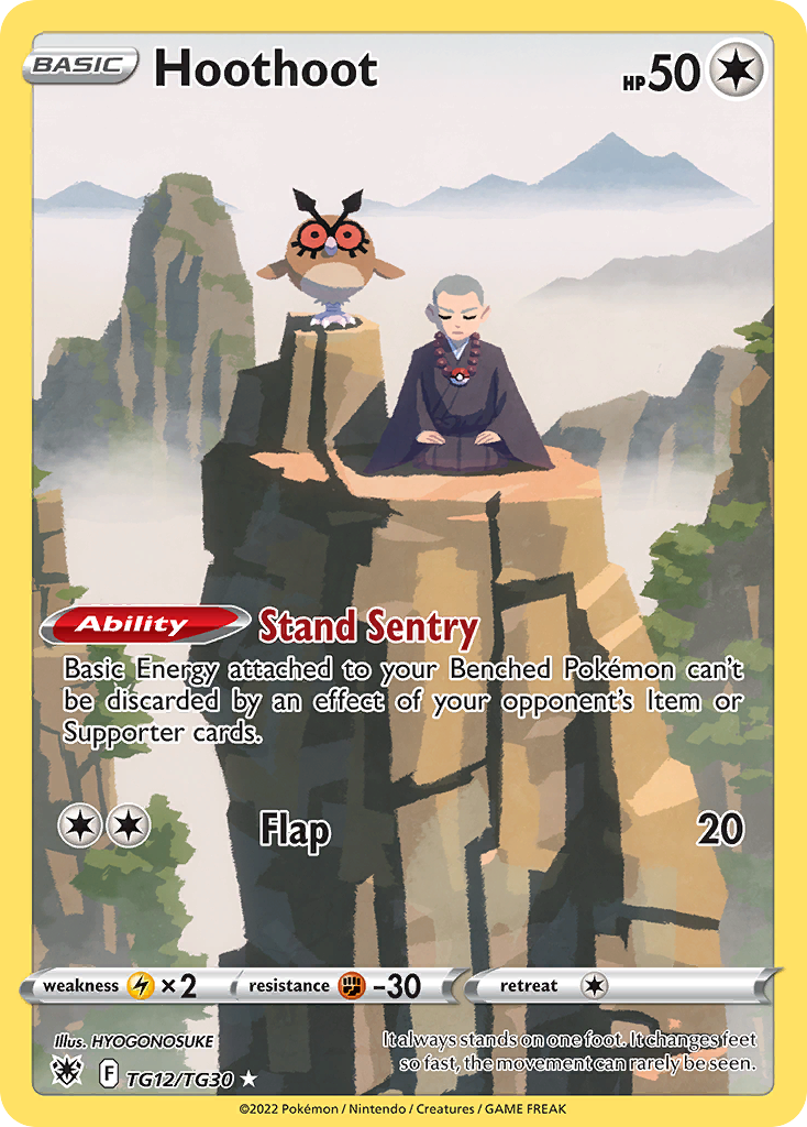 Hoothoot · Astral Radiance Trainer Gallery · #TG12/TG30