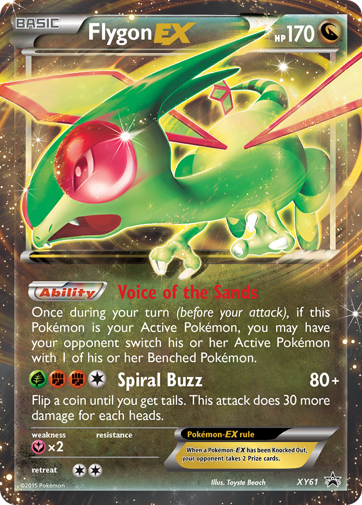 Flygon EX · XY Promos · #XY61