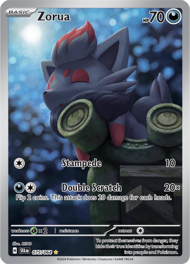 Pokemon Scarlet and Violet - Shrouded Fable Zorua 075/064