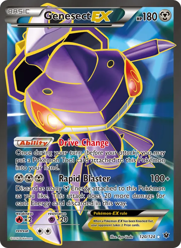 Genesect EX (Full Art) — Fates Collide #120 (Holofoil) [NM]