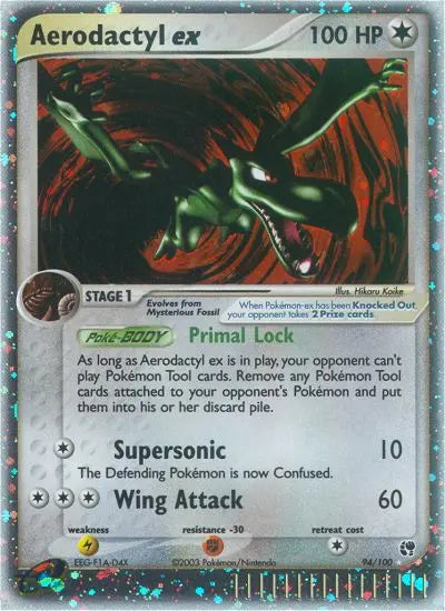 Aerodactyl ex — EX Sandstorm #94 (Holofoil) [NM]