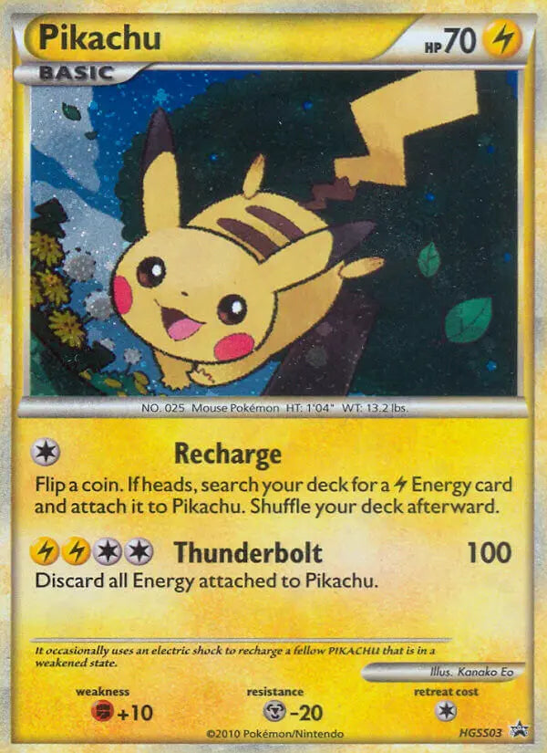 Pikachu — HGSS Promos #HGSS03 (Holofoil) [NM]