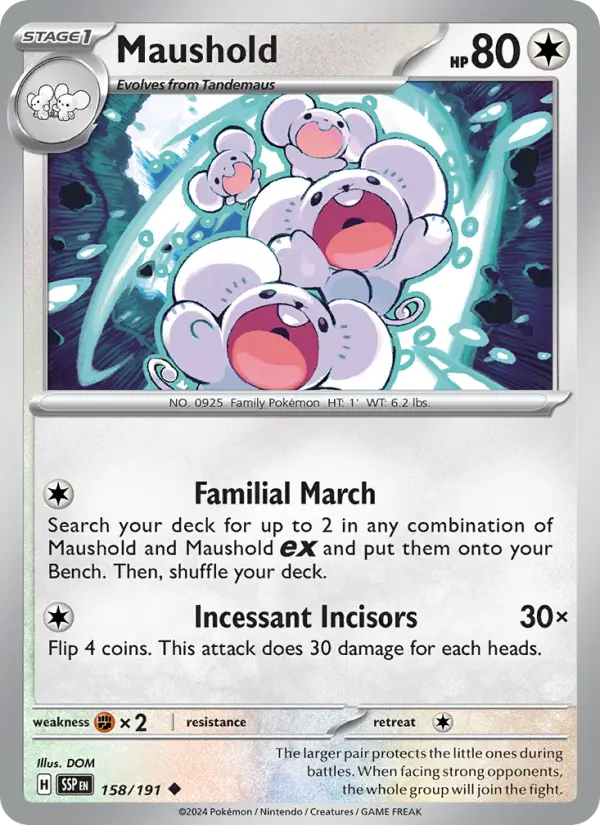 Maushold (CN) — Miscellaneous Cards & Products #158/129 (Holofoil) [NM]