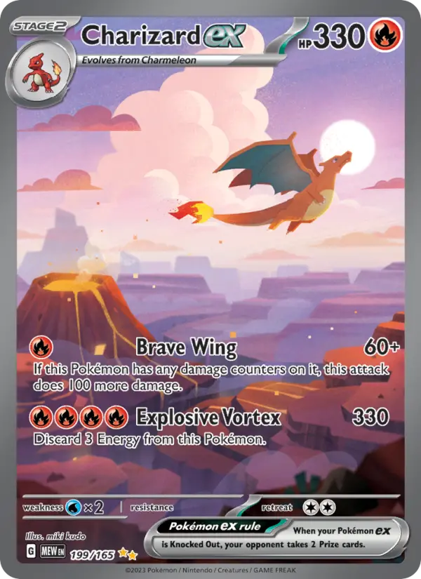 Charizard ex — SV: 151 #199/165 (Holofoil) [NM]