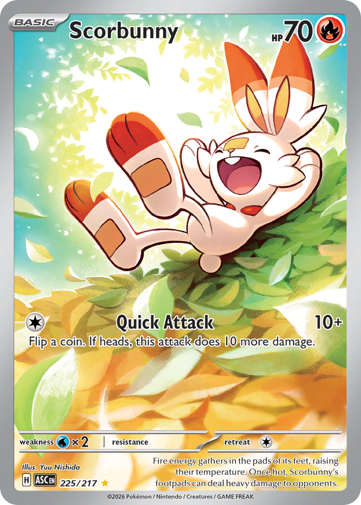 Scorbunny · Ascended Heroes · #225/217