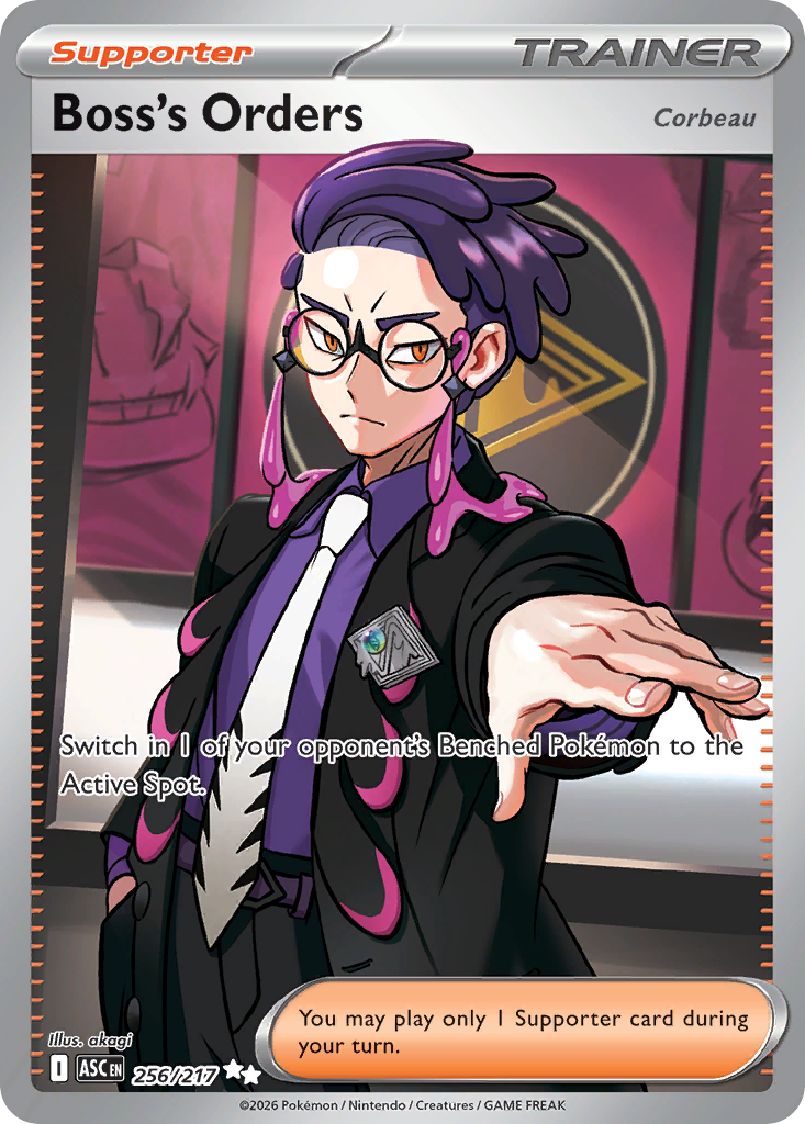 Boss's Orders [Corbeau] · Ascended Heroes · #256/217