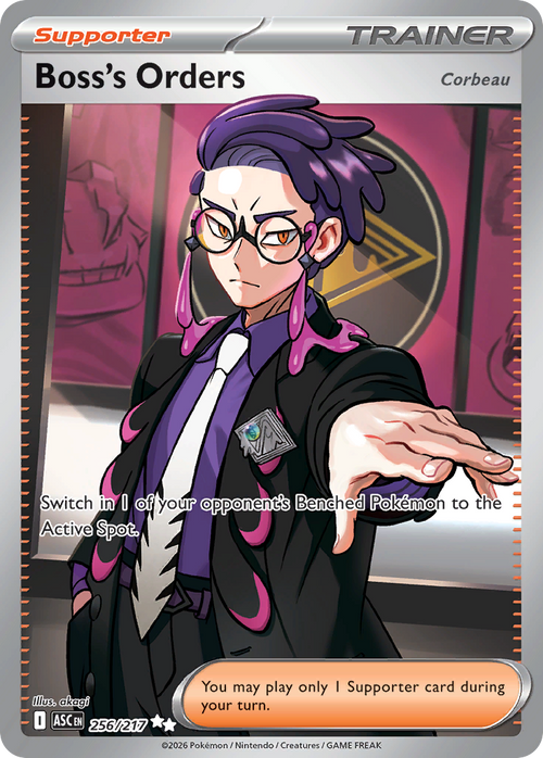 Boss's Orders [Corbeau] · Ascended Heroes · #256/217