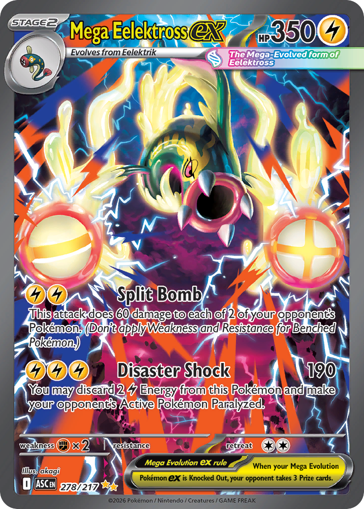Pokémon — Mega Eelektross ex — Ascended Heroes (SIR)