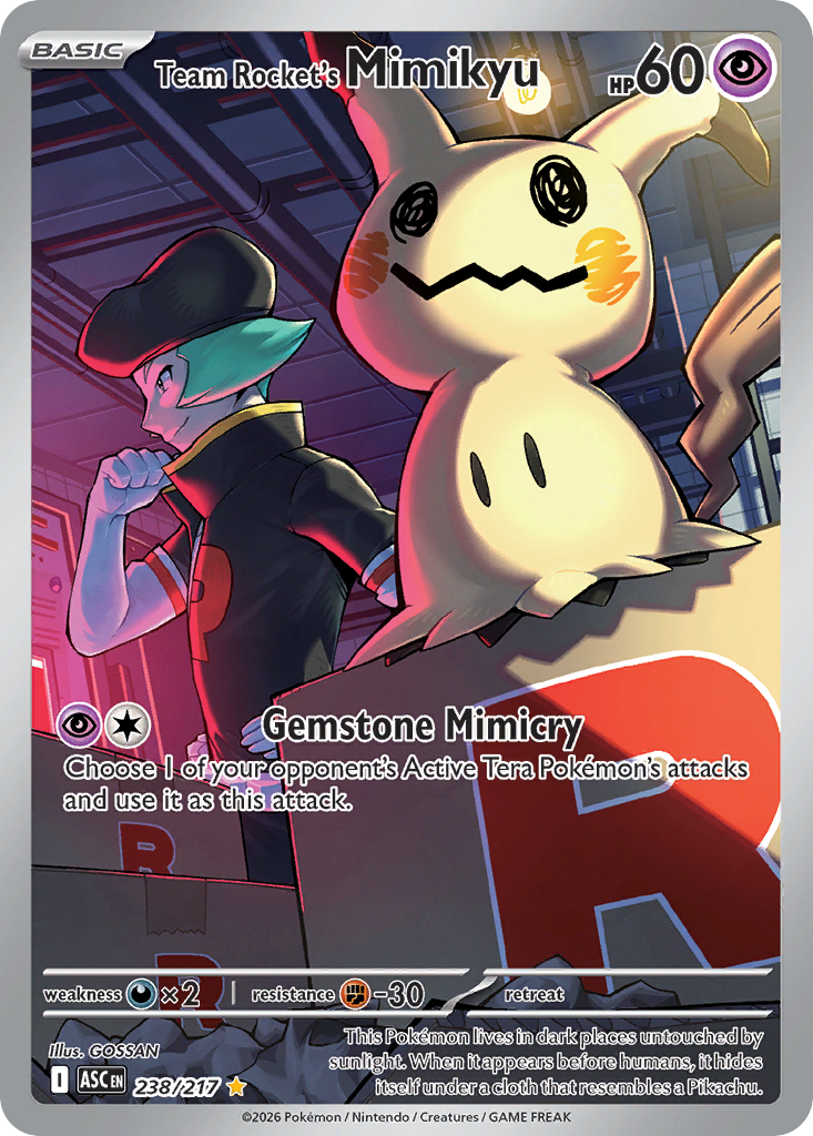 Pokémon — Team Rocket's Mimikyu — Ascended Heroes (IR)