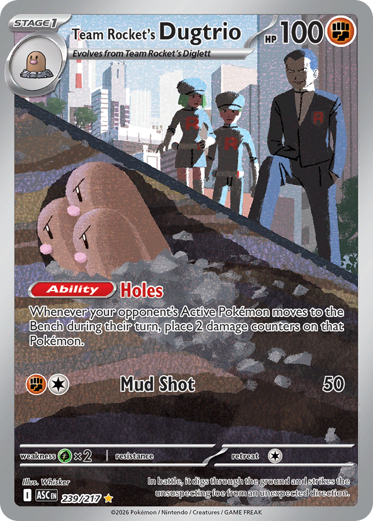 Team Rocket's Dugtrio · Ascended Heroes · #239/217