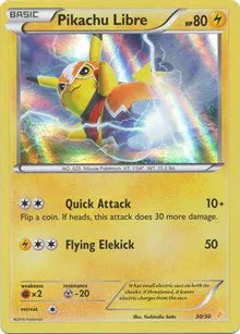 Pikachu Libre (30) · XY Trainer Kit: Pikachu Libre & Suicune · #30