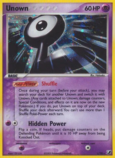 Unown (L) · EX Unseen Forces · #L/28